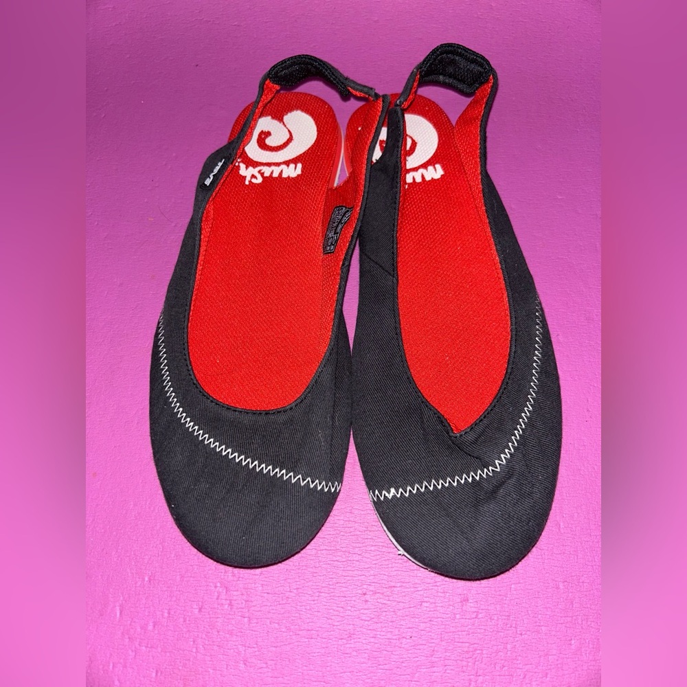 Teva mush trio sling back black shoes women size 10